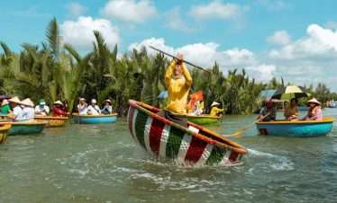 basket boat tour in hoi an with hoi an fairy tour, cheap basket boat tour in hoi an - cooking class hoi an - basket boat in hoi an