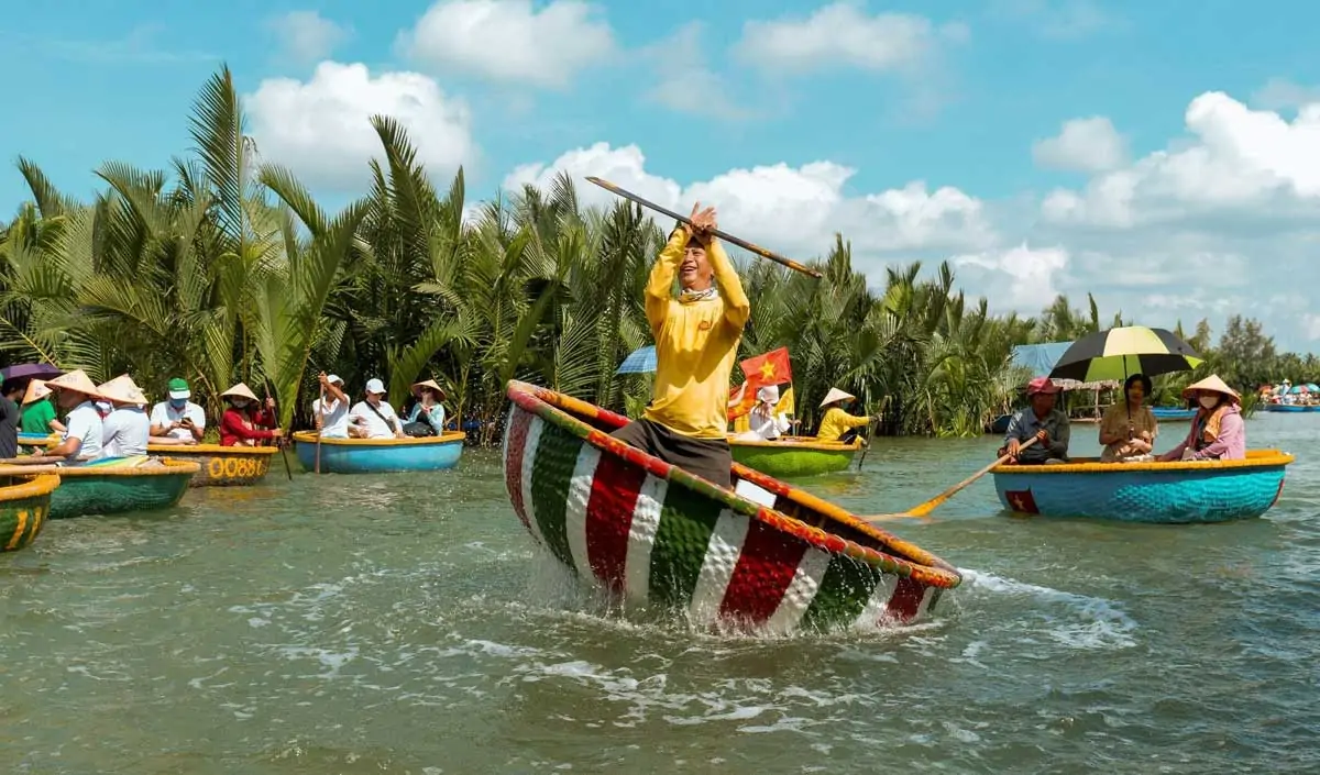 basket boat tour in hoi an with hoi an fairy tour, cheap basket boat tour in hoi an - cooking class hoi an - basket boat in hoi an