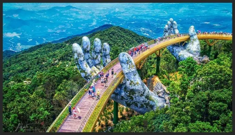 bân hills tour from Hoi An with hoianfairytour, the best way to visit the golden bridge