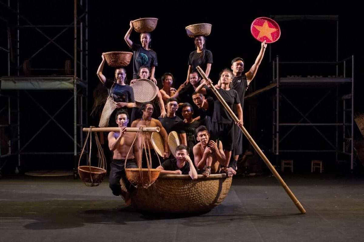 Teh Dar Show bamboo circus in Hoi An