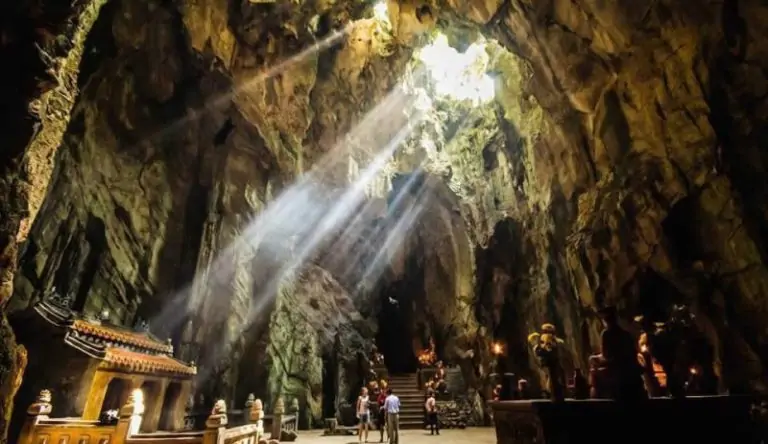 marble mountain tour from hoi an - ngu hanh son - hoi an fairy tour - tour and show in hoi an