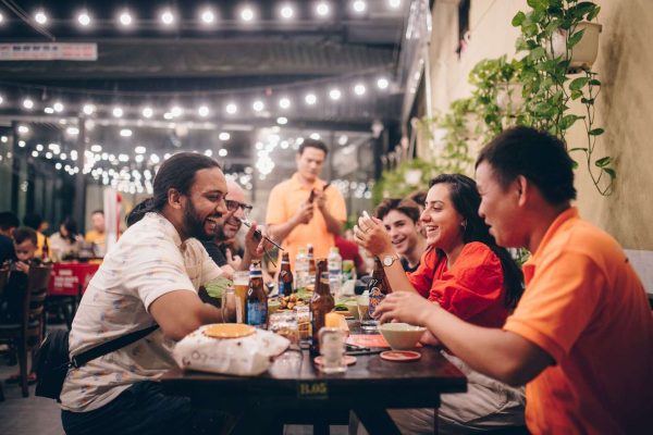 Street food on a Hoi An food tour