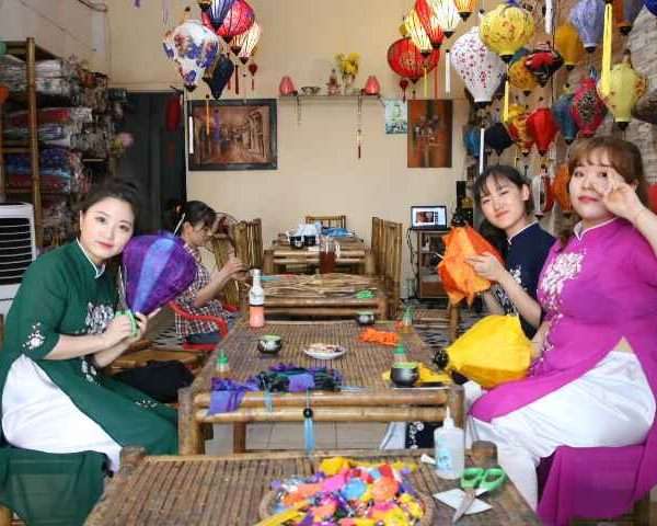 Lantern making class Hoi An - Hoi An Fairy Tour