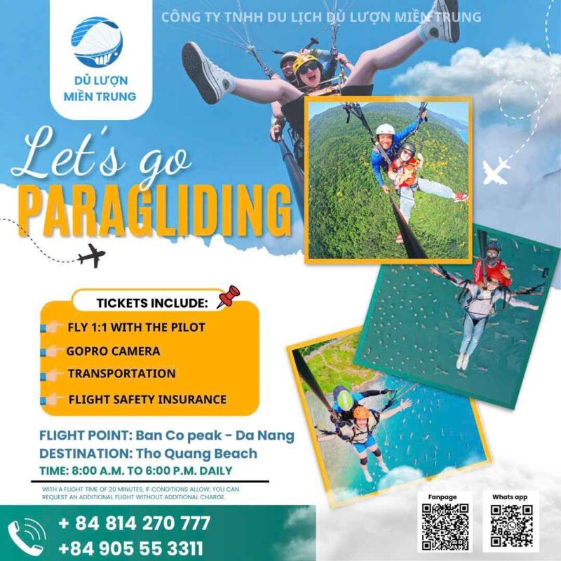 paragliding in da nang