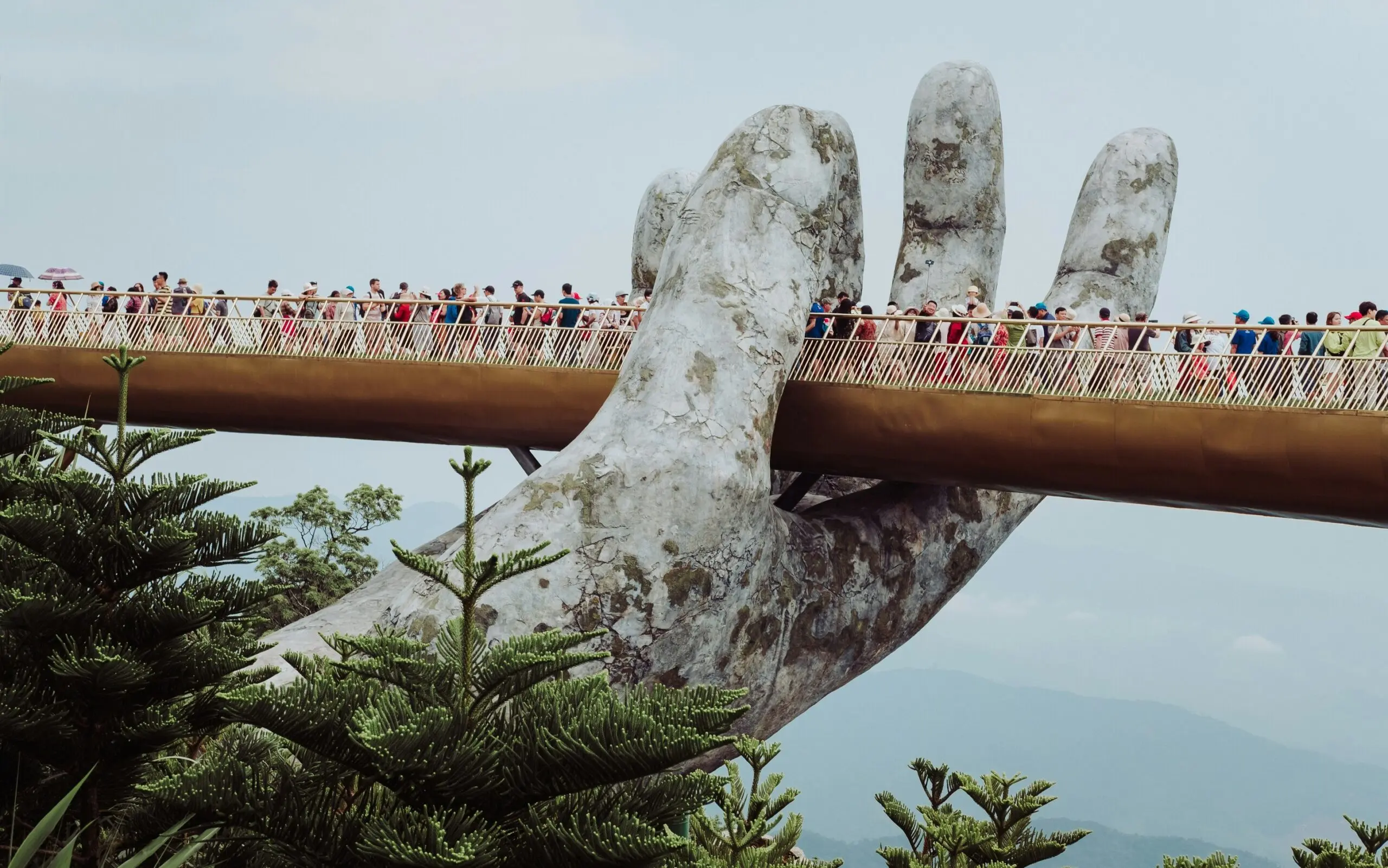 Golden Bridge at Ba Na Hills